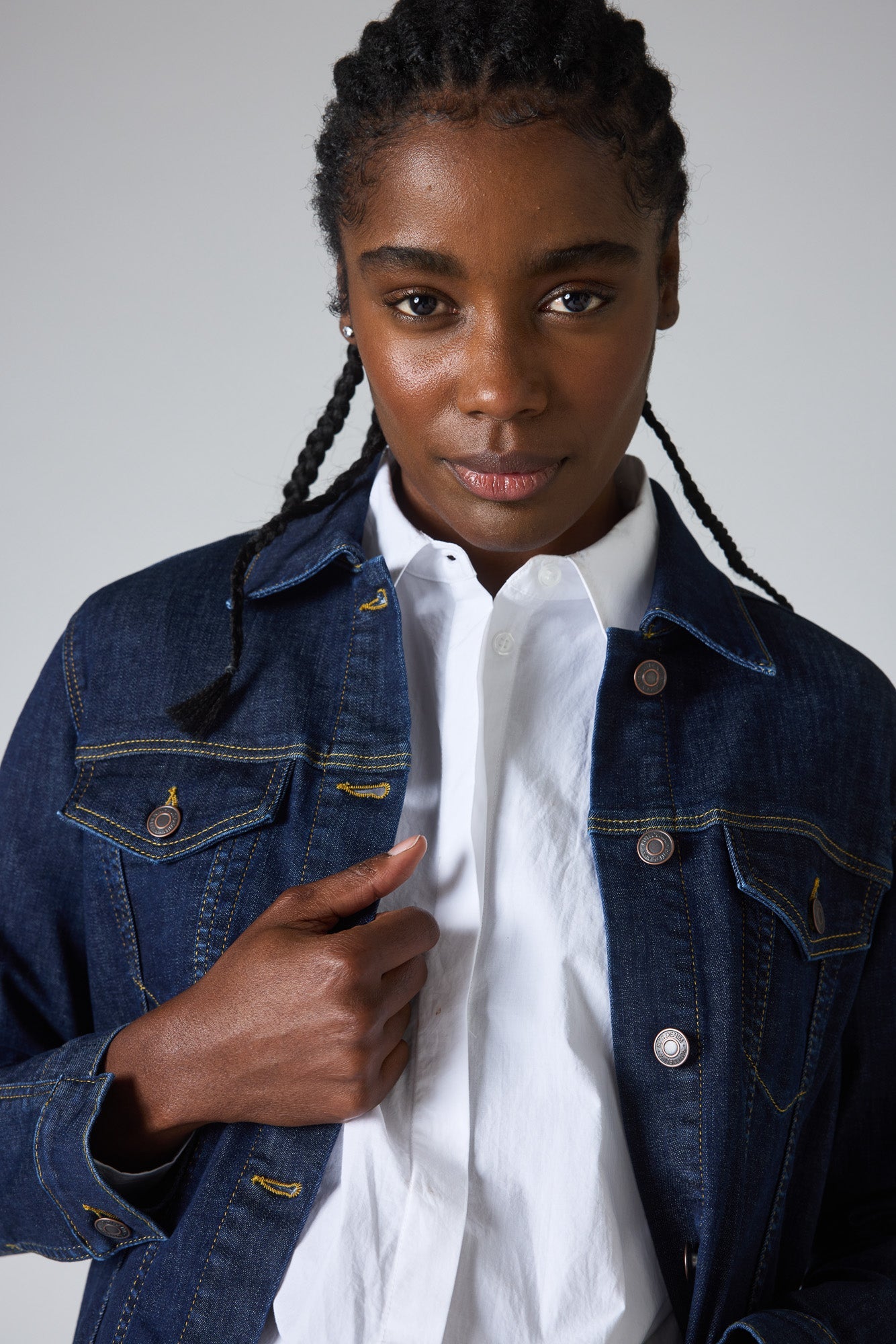 Great Lengths Long Denim Jacket