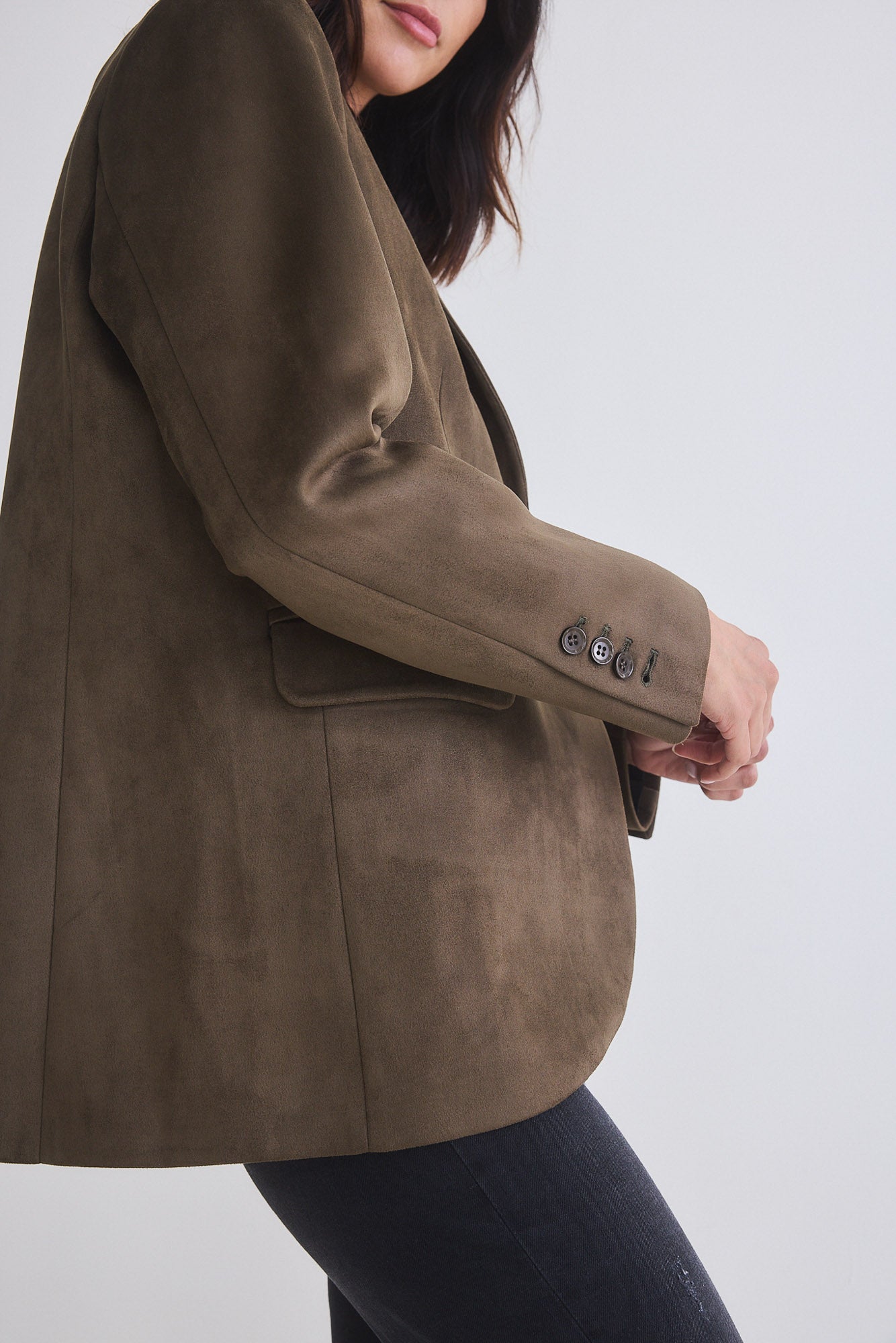 The Microsuede Classic Blazer That Upgrades You