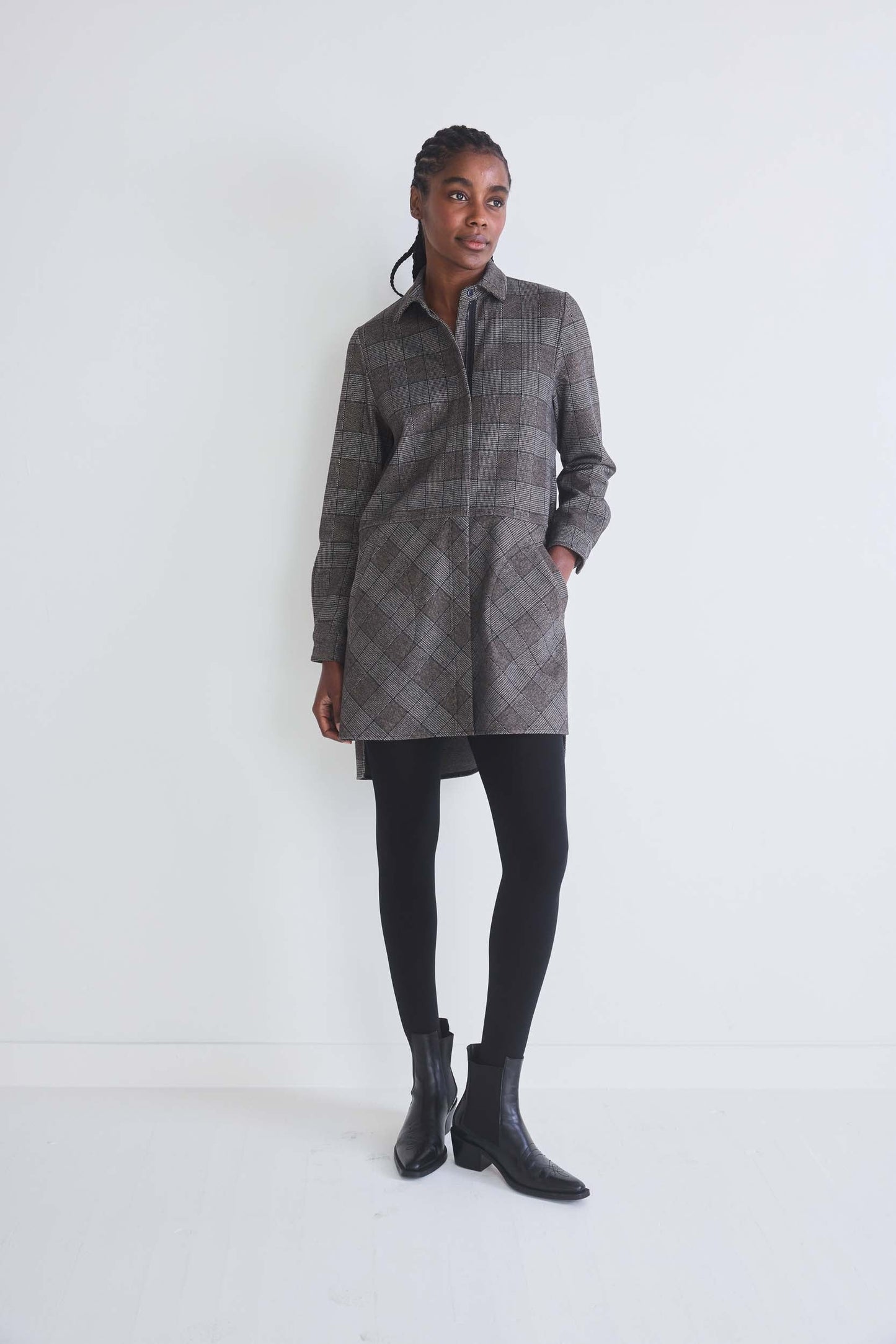 Easy Chic Plaid Dress