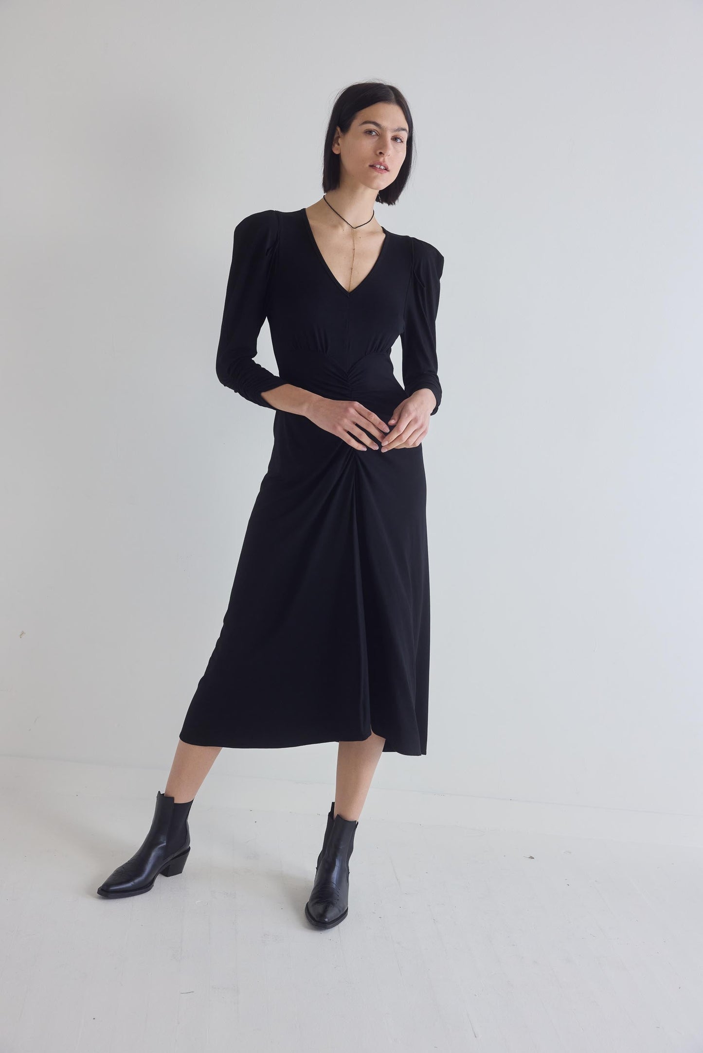 The Rouched Jersey Dress