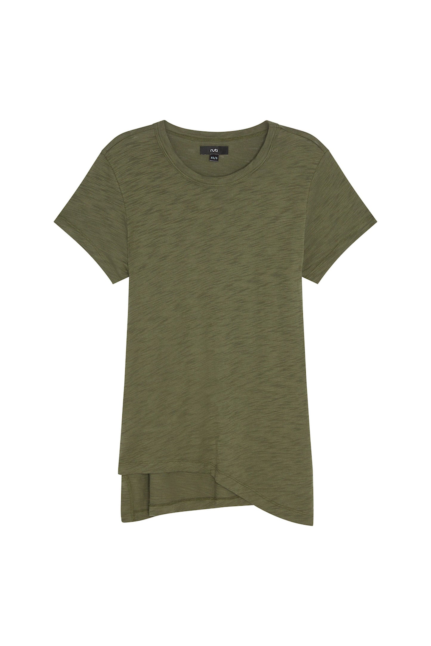 Bliss Asymmetric Pima Cotton Tee