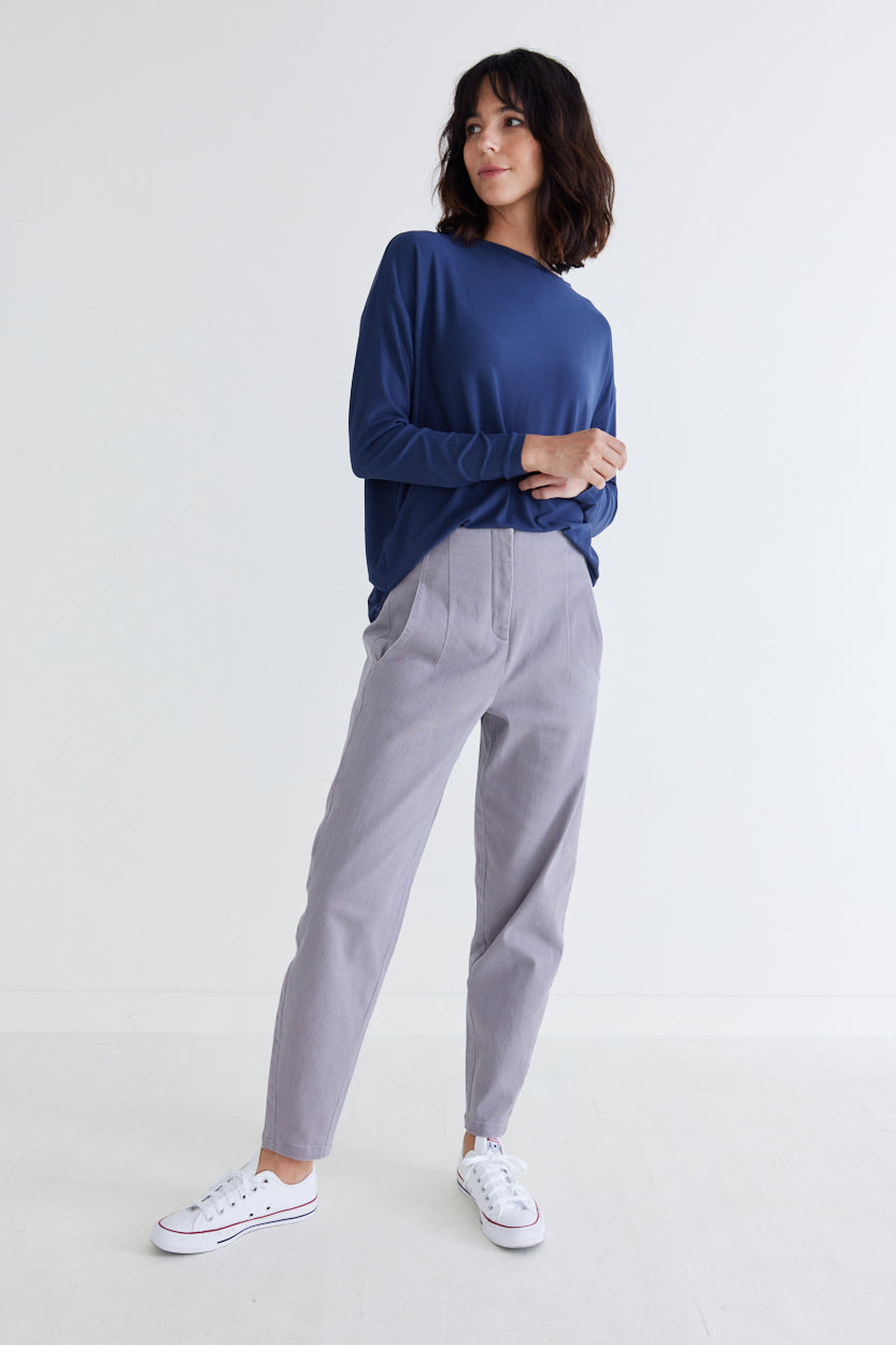 Essential Top With Buttons in the Back