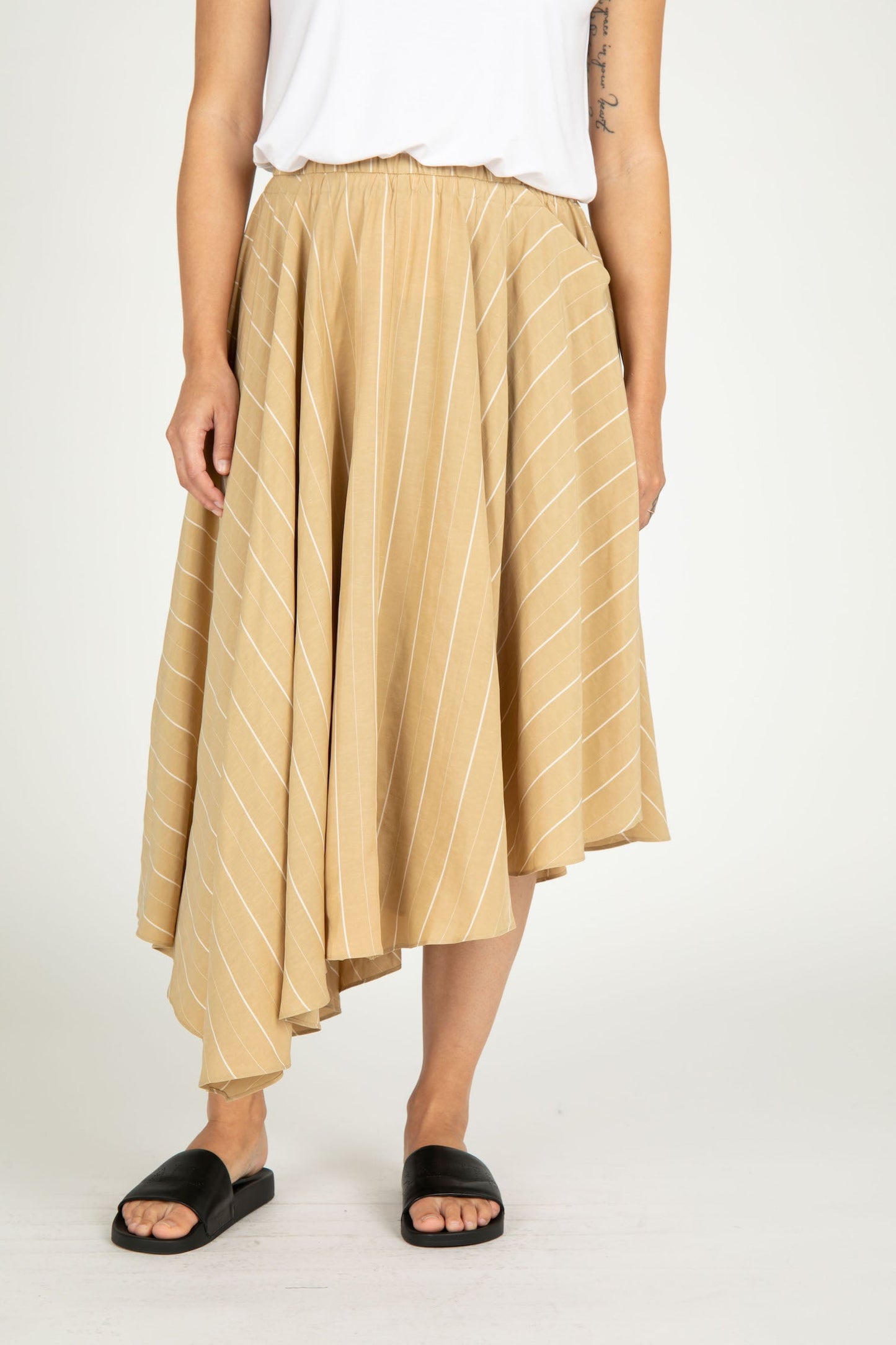 Martinique Striped Skirt