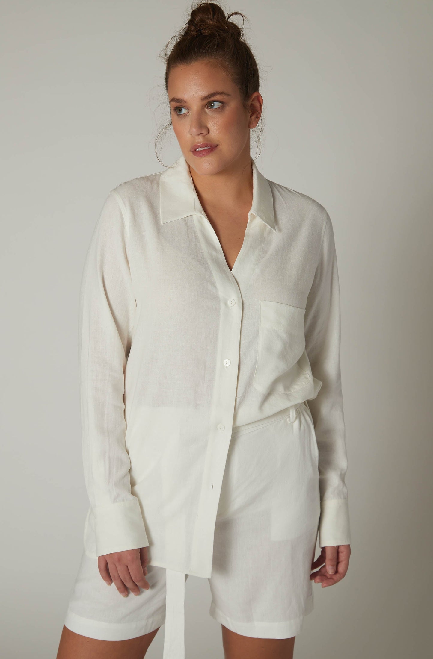 Linen Timeless Button Down Tunic
