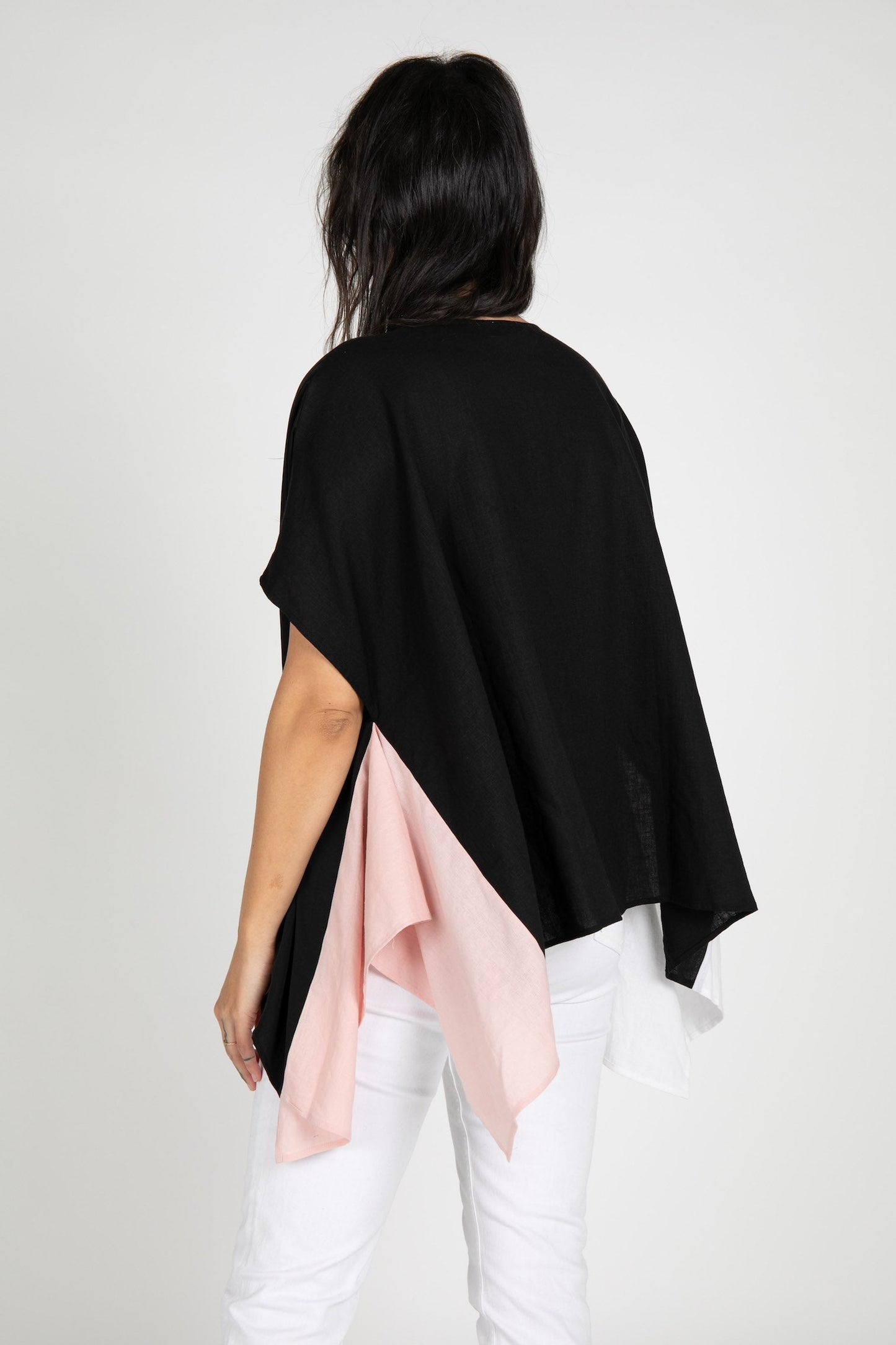 Levan Linen Combo Top