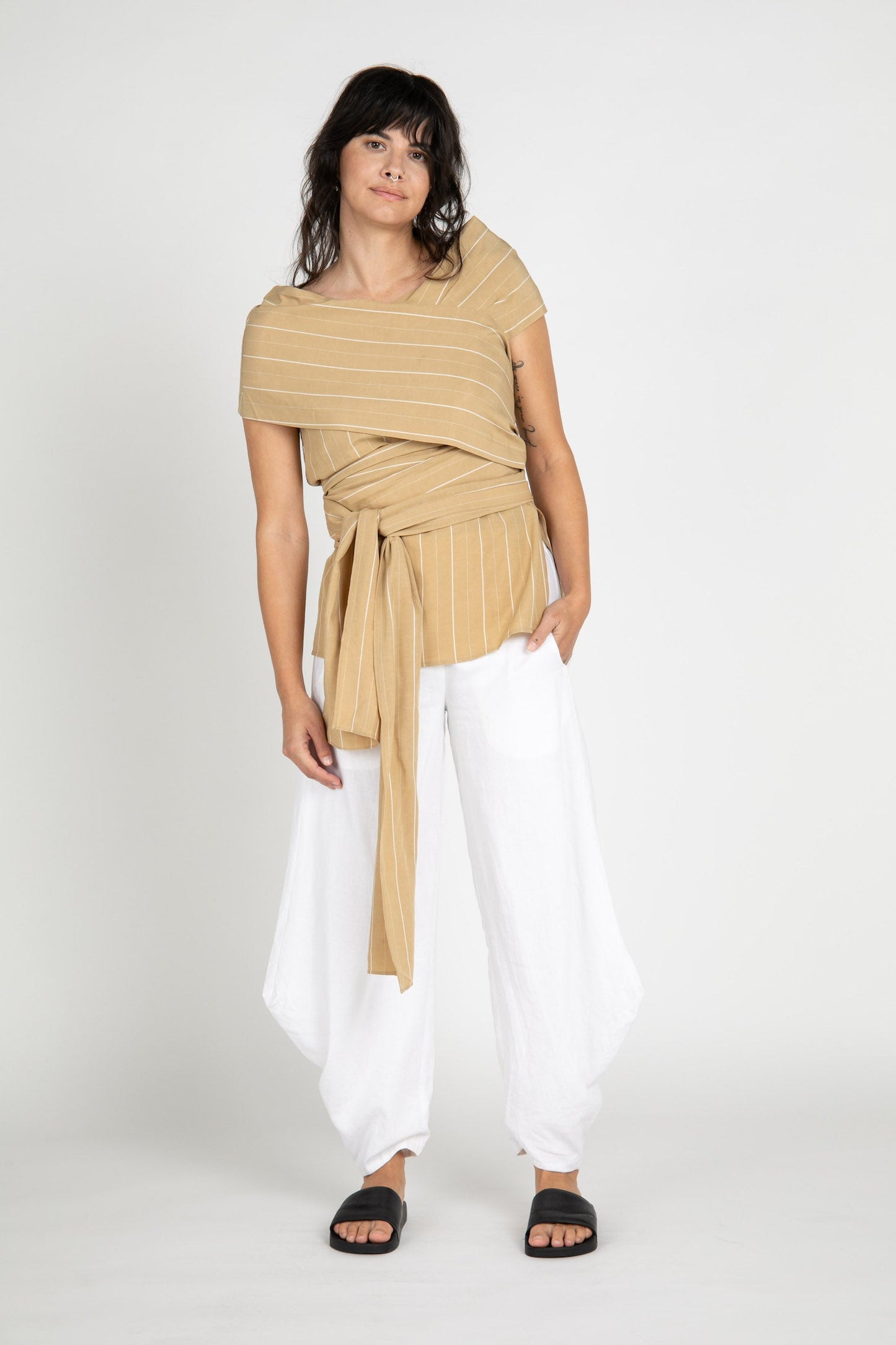 St Kitts Wrap Blouse