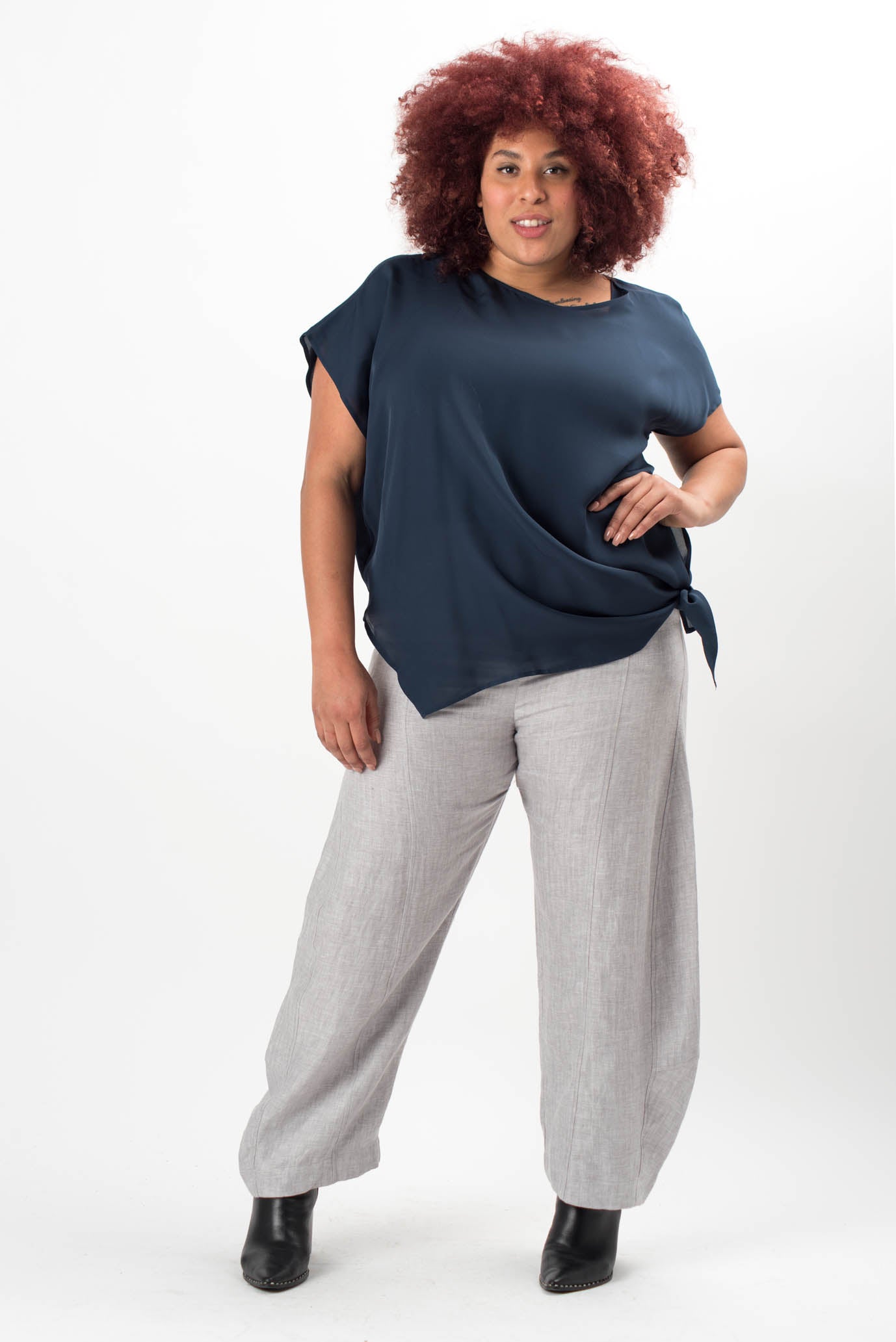 Voss Silk Tie Blouse