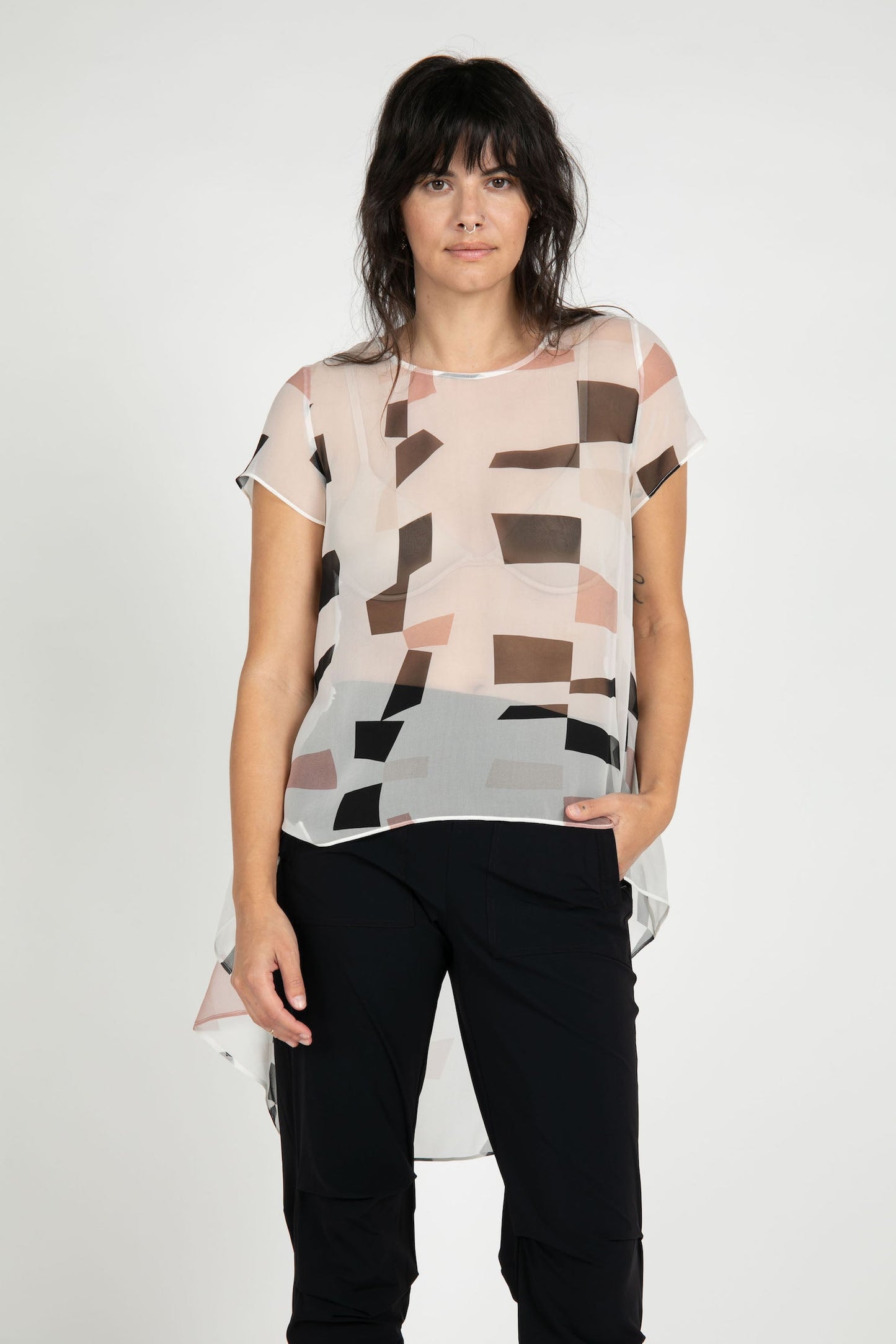 Eliza Silk Chiffon Blouse