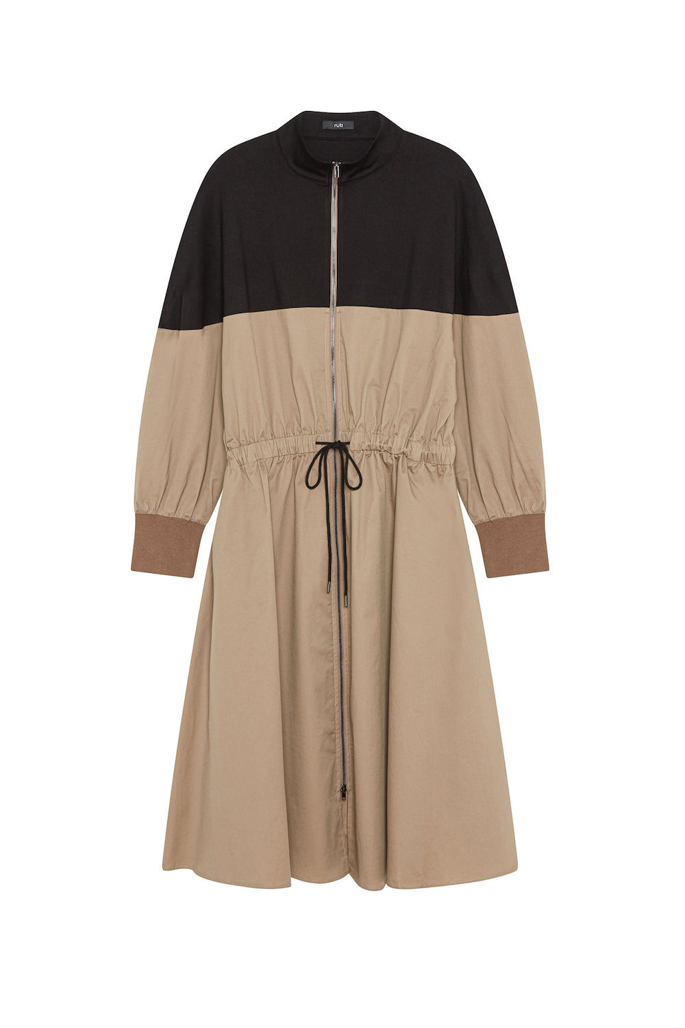 More Than a Zip Twill Dress