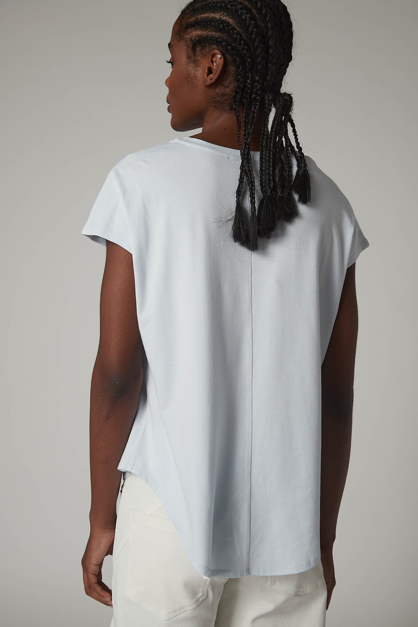 Bamboo Tuck-In V-Neck Tee