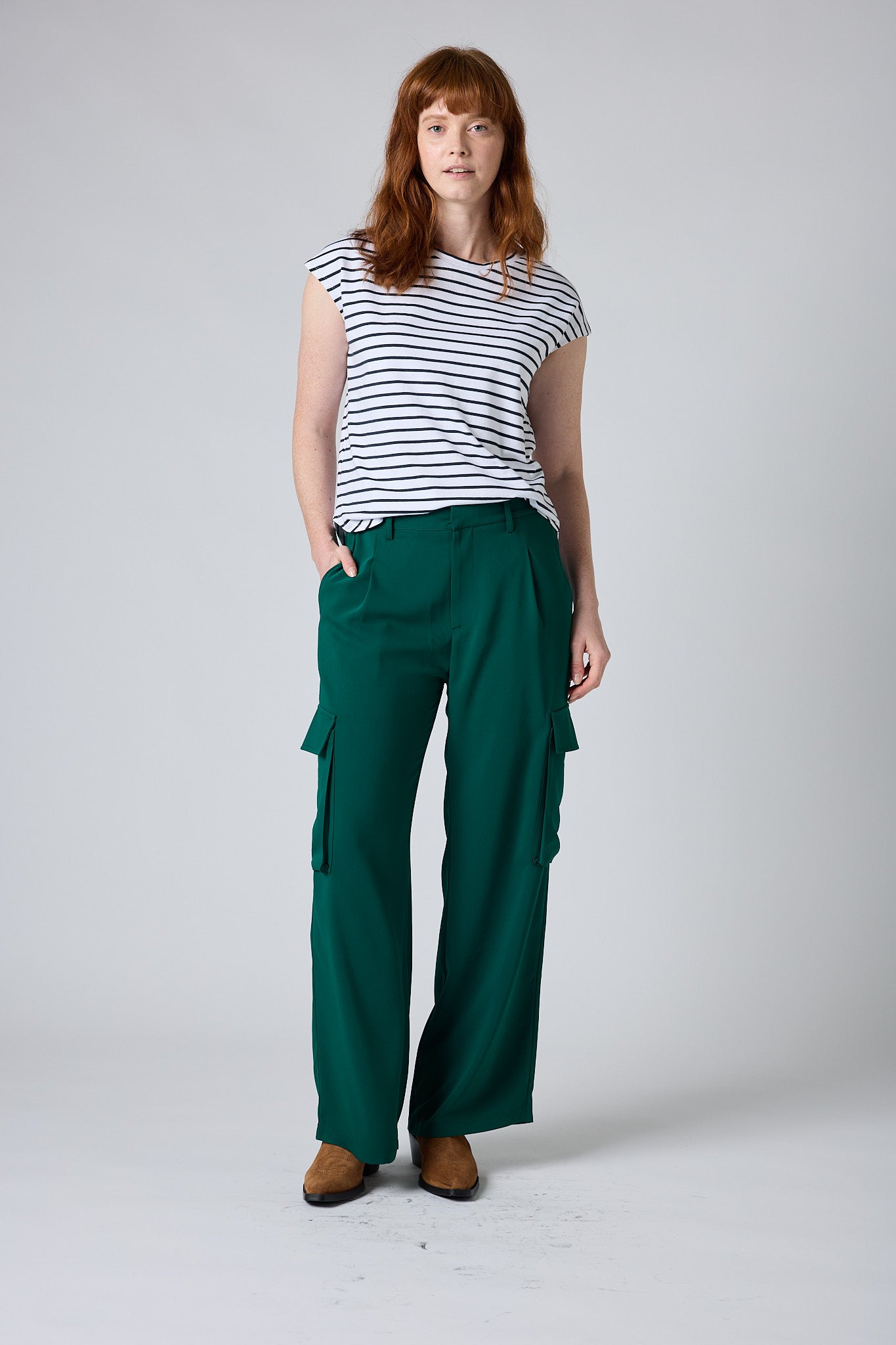 Striped Tuck-In Tee