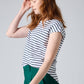 Striped Tuck-In Tee
