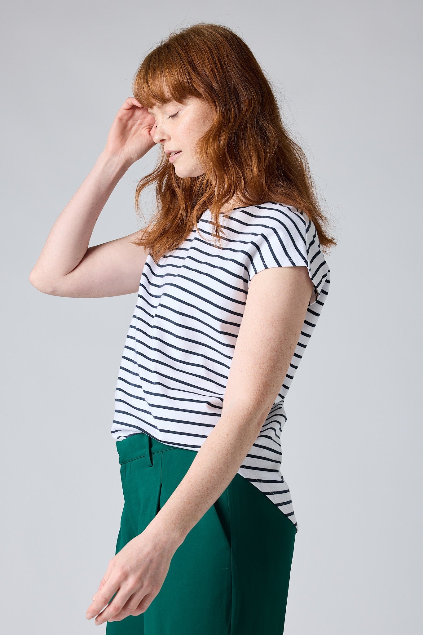 Striped Tuck-In Tee