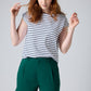 Striped Tuck-In Tee