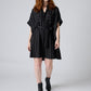 Stars Align Oversized Shirt Dress