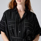 Stars Align Oversized Shirt Dress