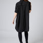 Stars Align Oversized Shirt Dress