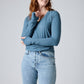 All You Need Ribbed V-Neck Top