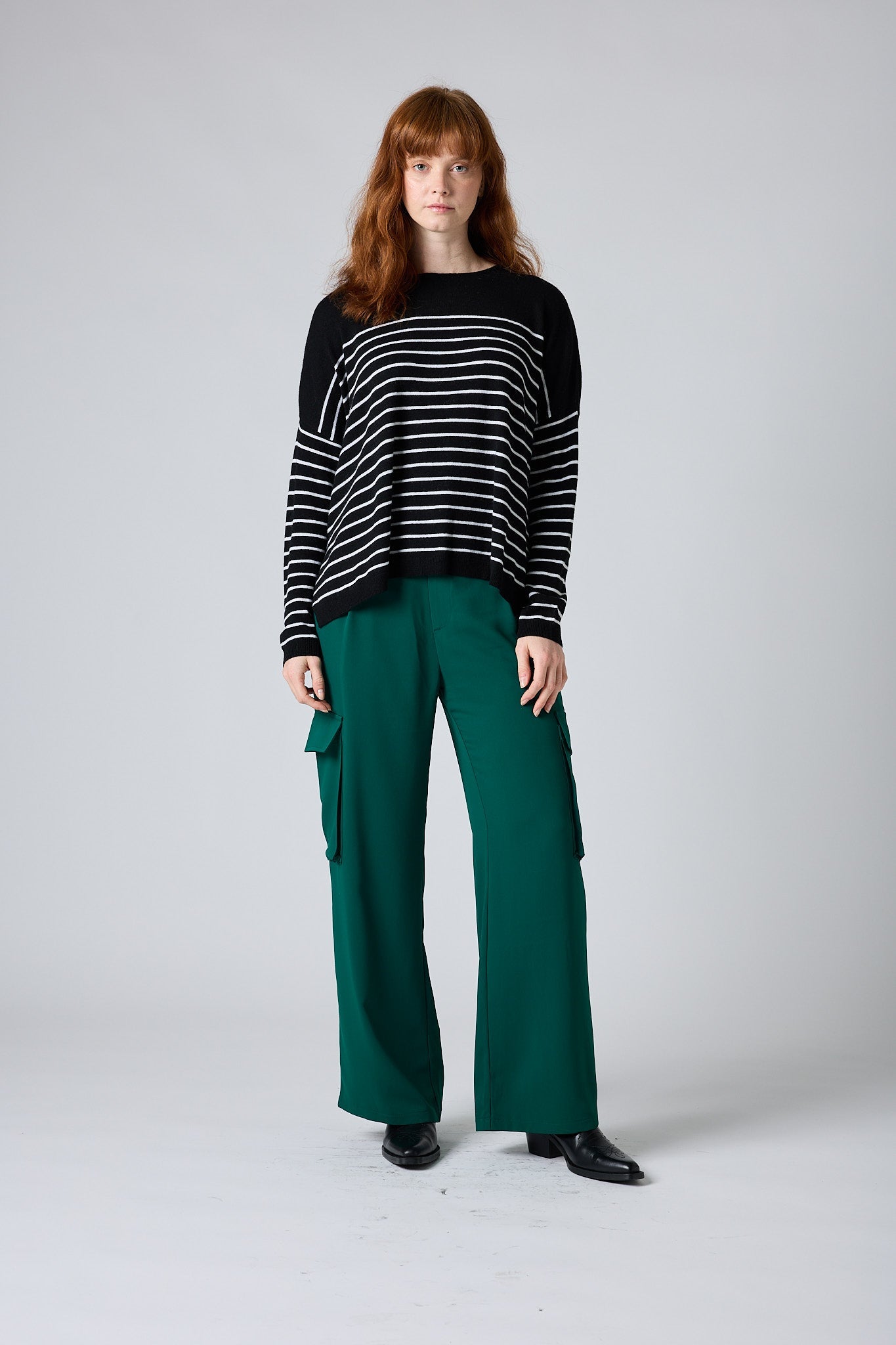 New Beginnings Striped Sweater