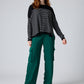 New Beginnings Striped Sweater