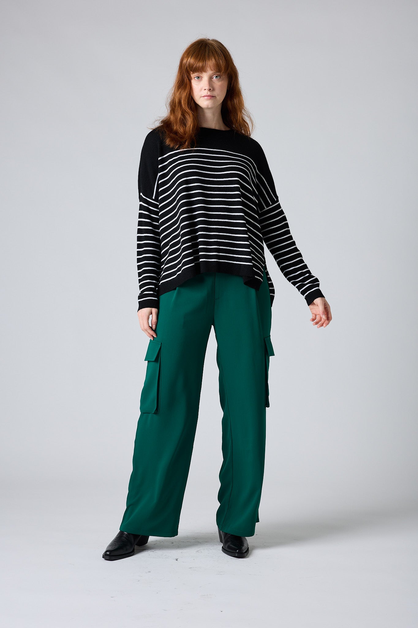New Beginnings Striped Sweater
