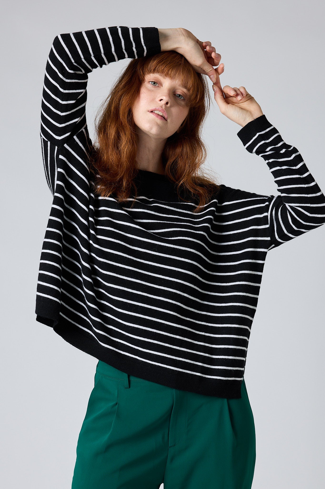 New Beginnings Striped Sweater