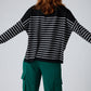 New Beginnings Striped Sweater