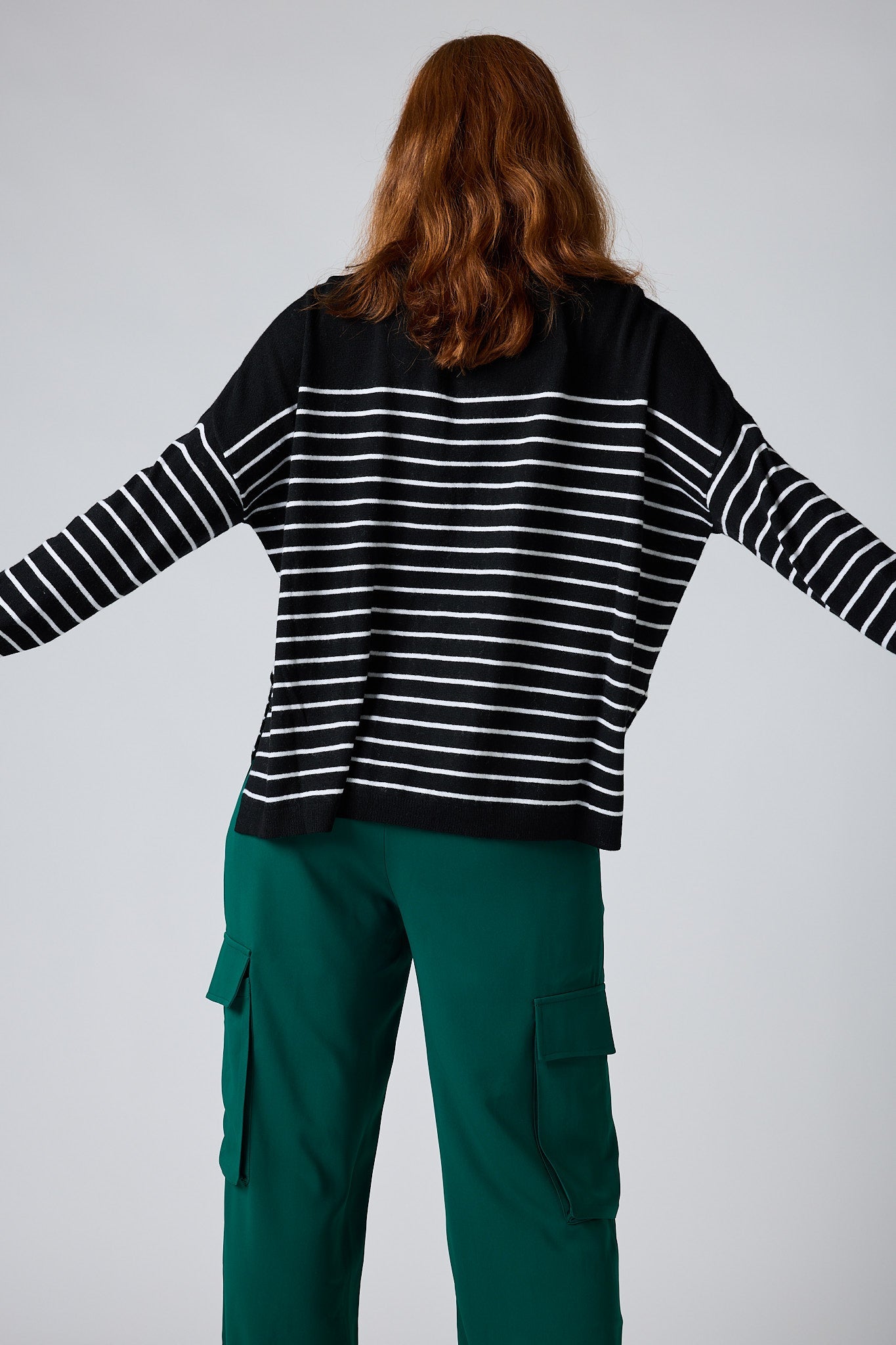 New Beginnings Striped Sweater