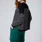 New Beginnings Striped Sweater