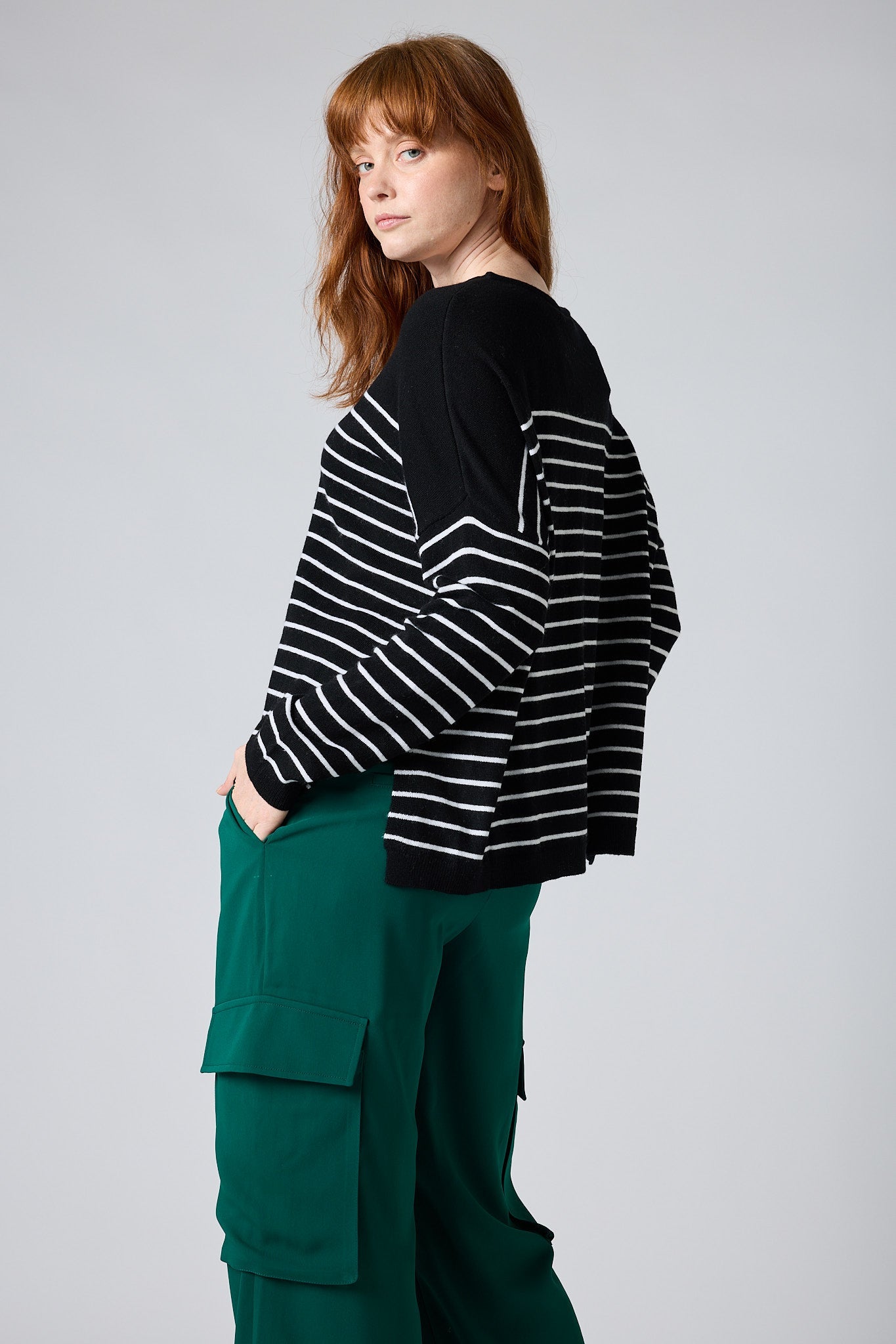 New Beginnings Striped Sweater