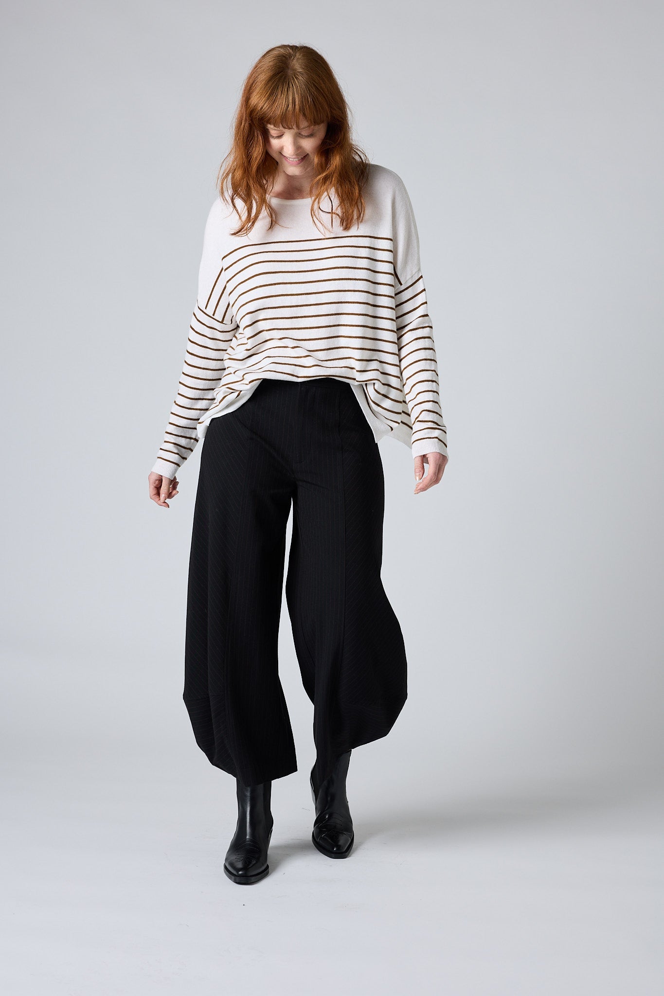 New Beginnings Striped Sweater
