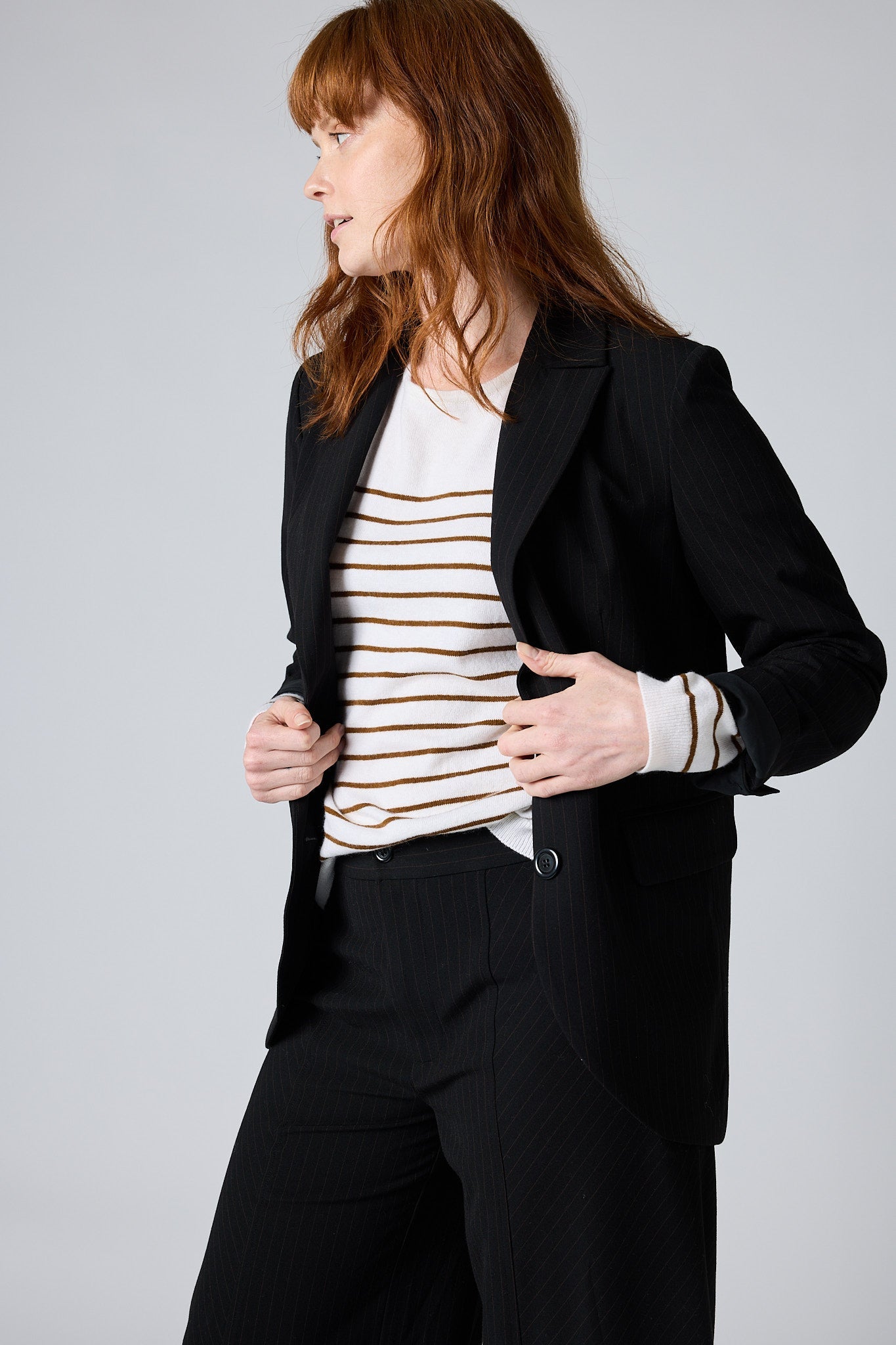 New Beginnings Striped Sweater