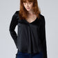 The Easygoing Long Silk Top