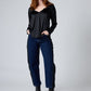 The Easygoing Long Silk Top