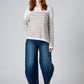 New Beginnings Striped Sweater