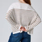 New Beginnings Striped Sweater