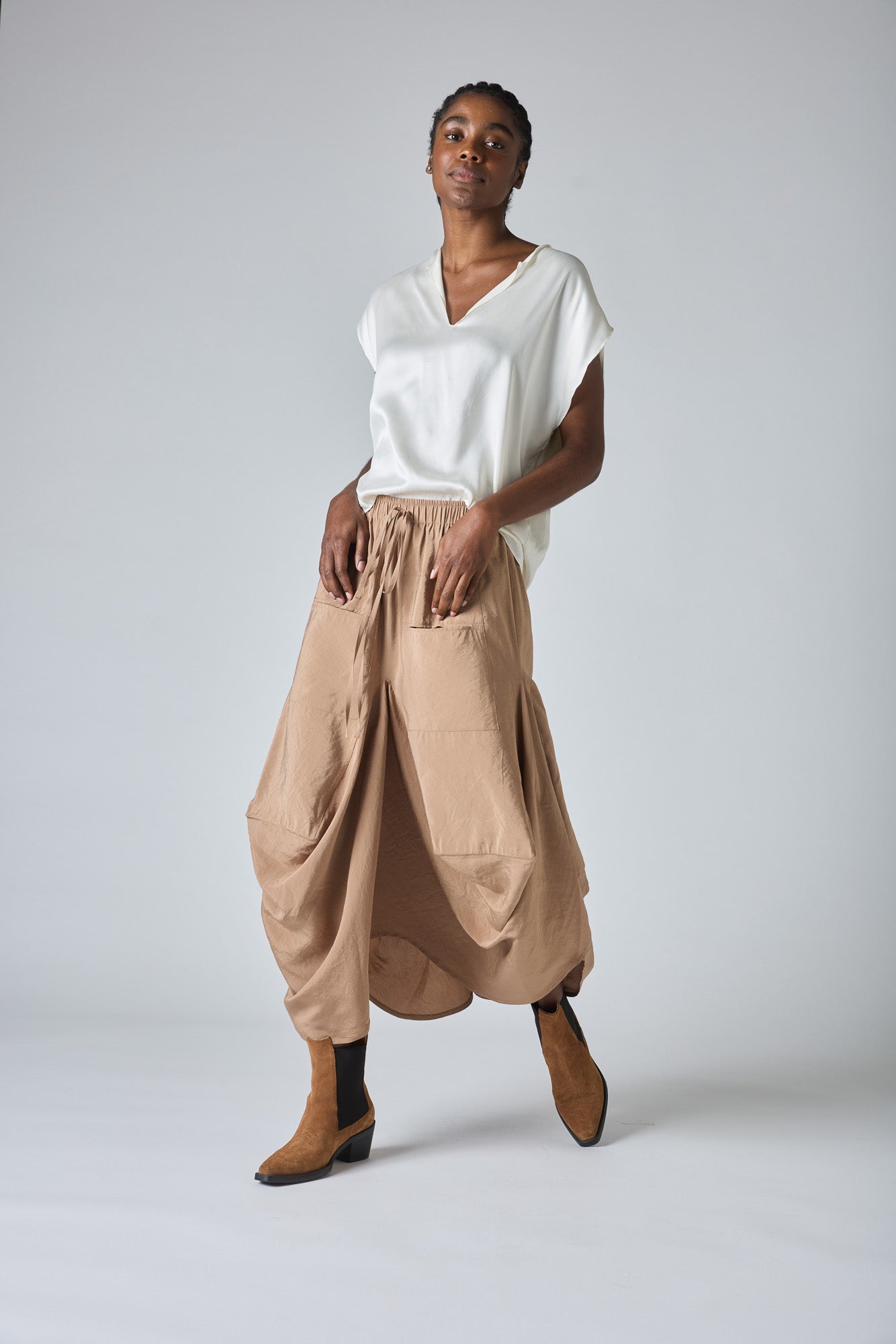 The Light Poplin Go-To Skirt