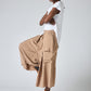 The Light Poplin Cargo Skirt Pants