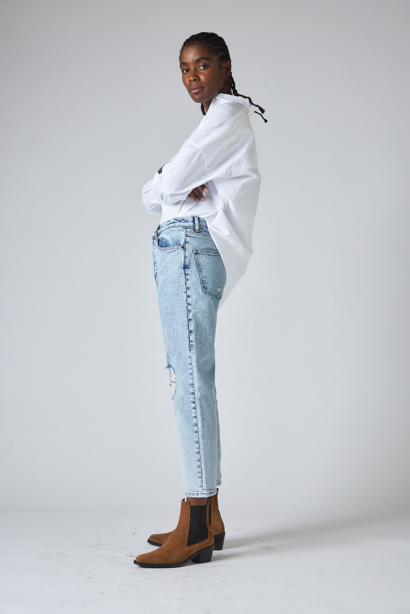 The 90s Loose Fit Denim Pants