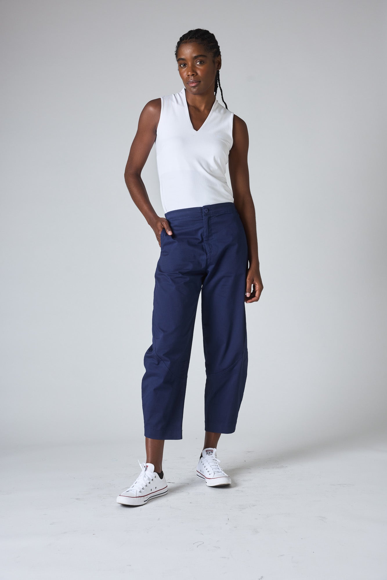 The Twill Wide-ish Pants