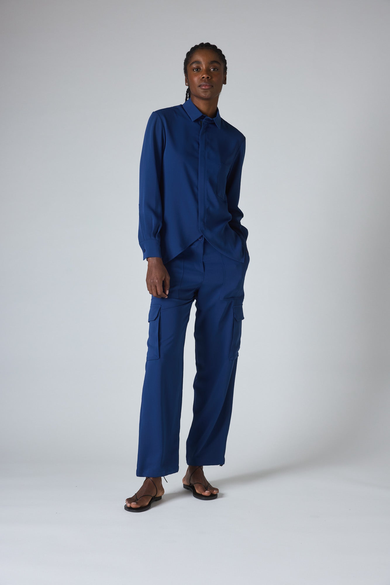 Handkerchief With a Zipper Blouse