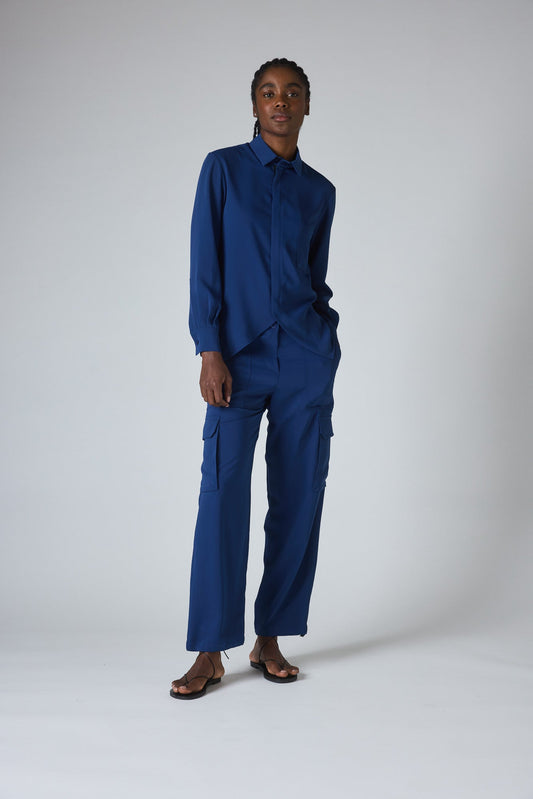 Handkerchief With a Zipper Blouse