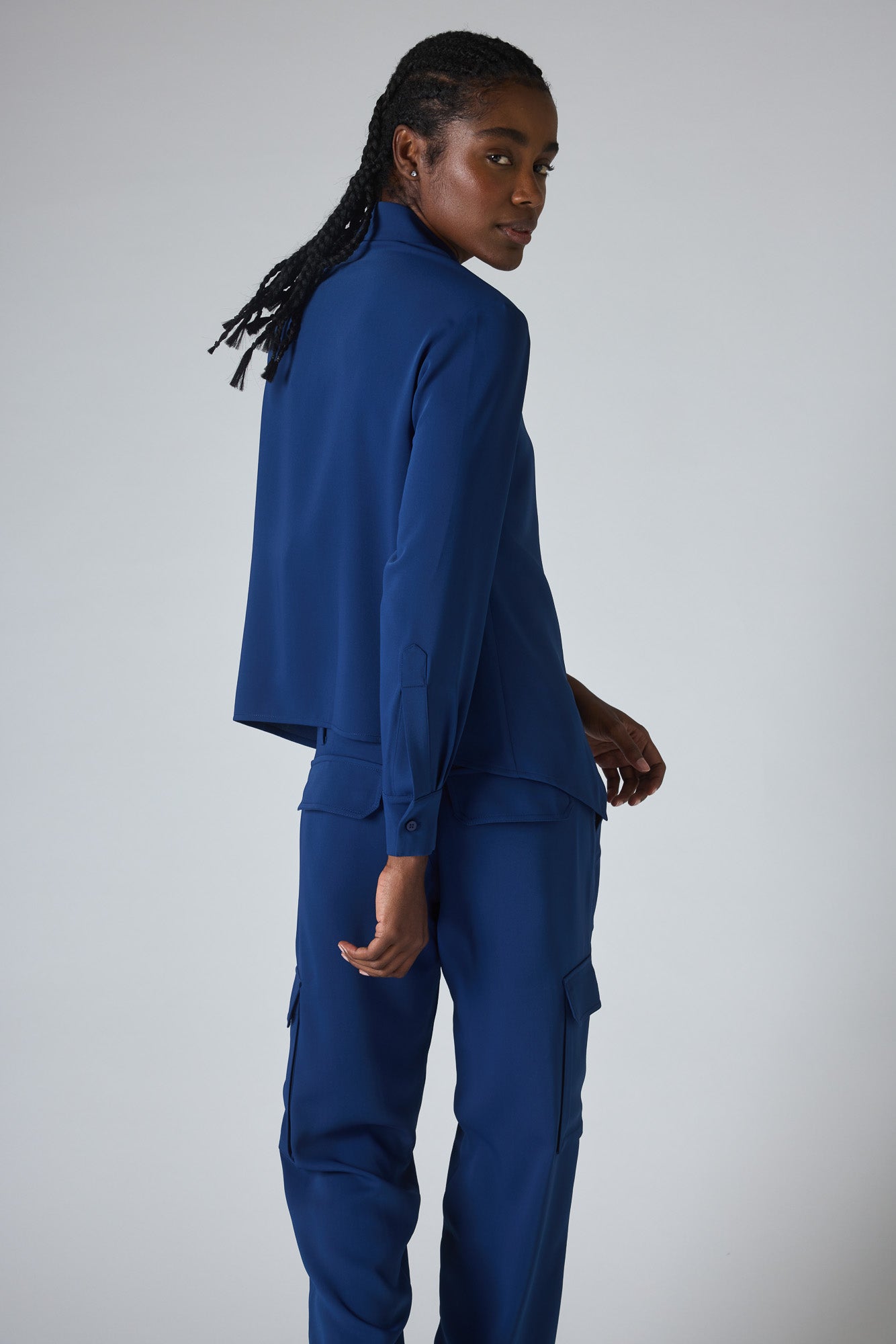 Handkerchief With a Zipper Blouse