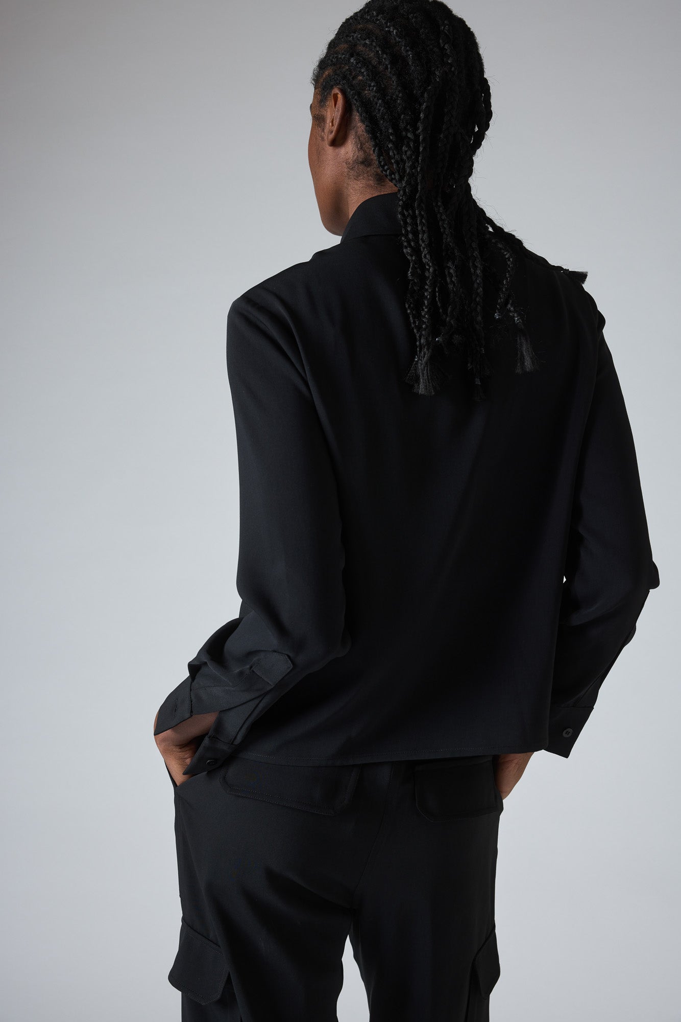 Handkerchief With a Zipper Blouse