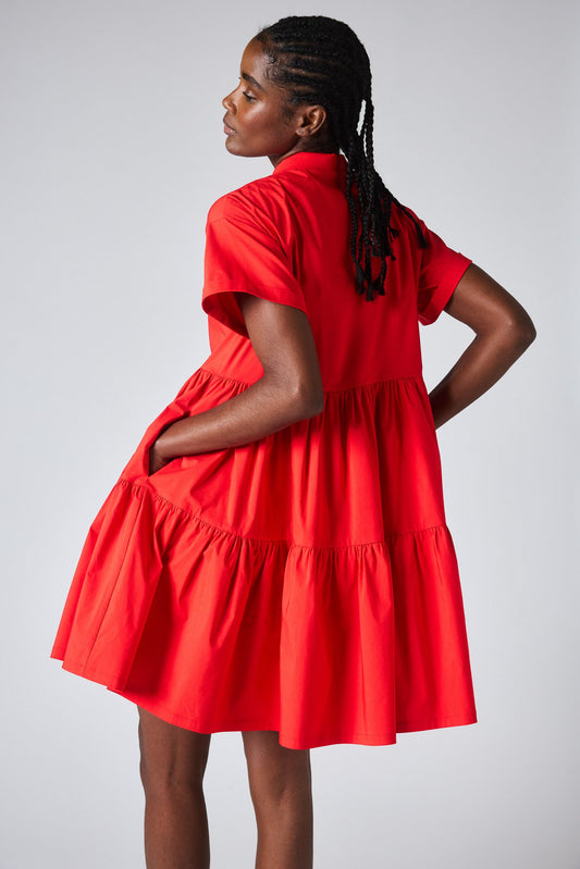 Walking On Air Poplin Dress