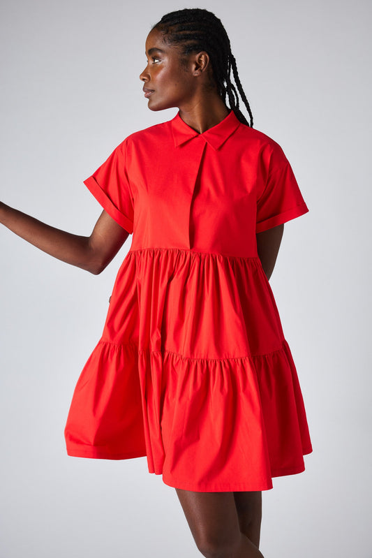Walking On Air Poplin Dress