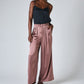 Silk Wide-Leg Trouser