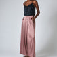 Silk Wide-Leg Trouser