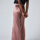 Silk Wide-Leg Trouser