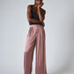Silk Wide-Leg Trouser